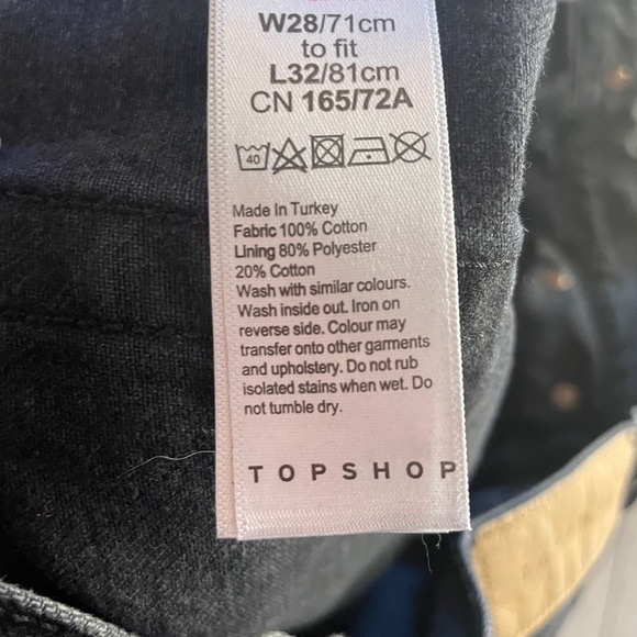 Top Shop Straight Leg Denim - Picture 4 of 5